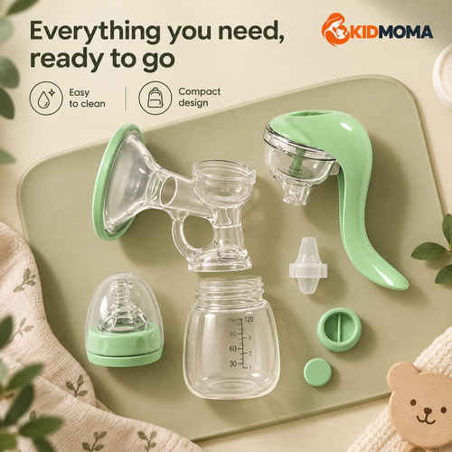 KIDMOMA manual breast pump, lightweight and portable - photo 1