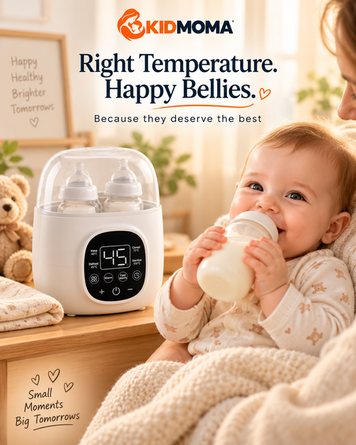 KIDMOMA portable baby bottle warmer with LCD display - photo 1